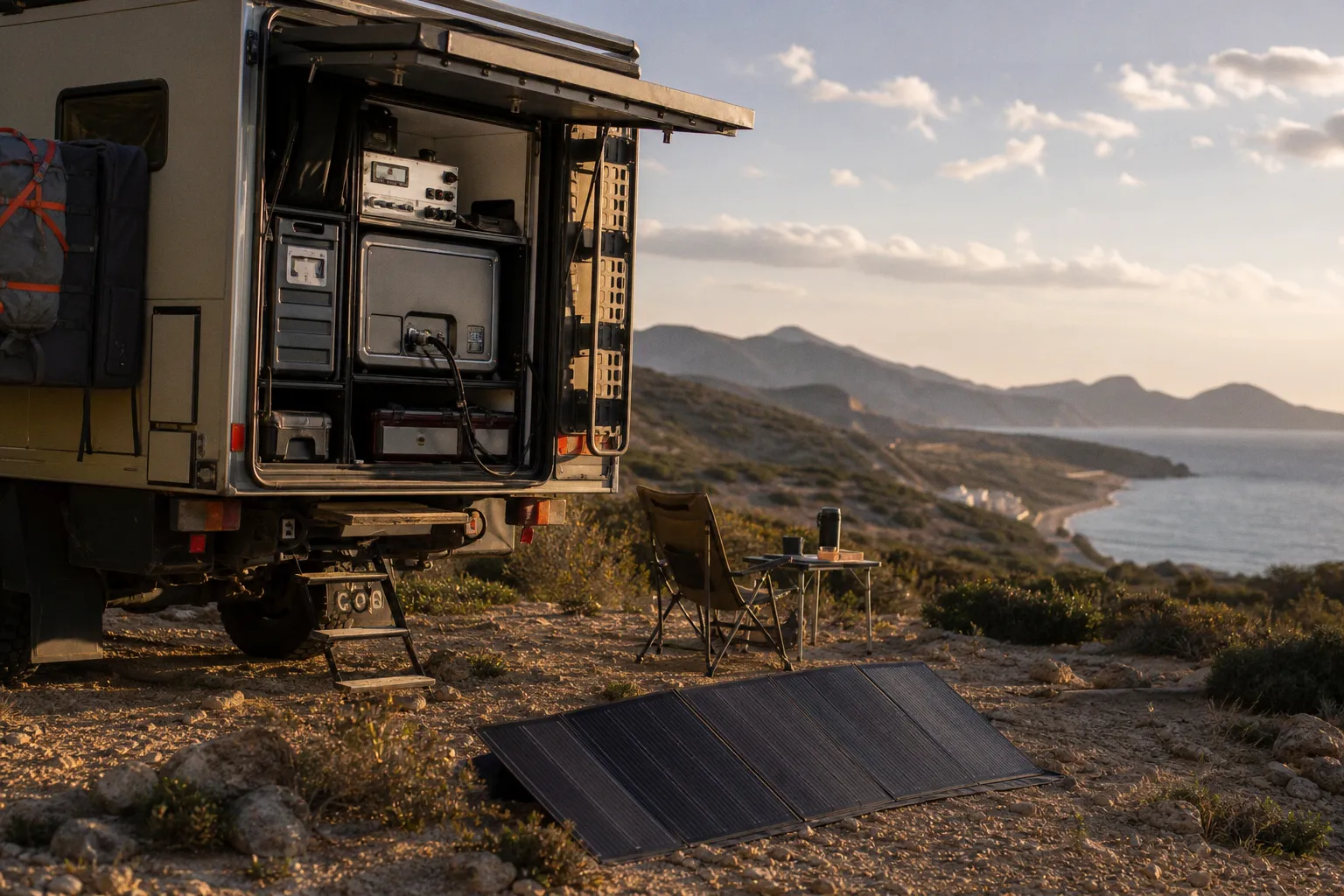 Autark campen ohne Rätselraten: Wie KI-Systeme das Energiemanagement im Offroad-Mobil revolutionieren