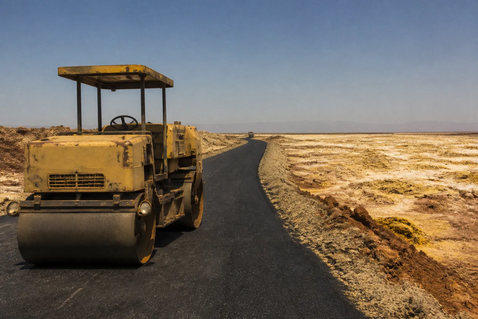 Danakil-Senke: Wie der Straßenbau die Wüstenexpedition verändert
