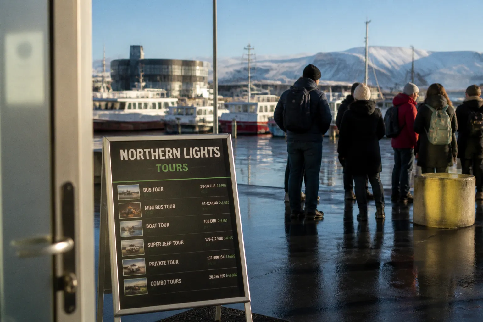 Preise für Nordlichter-Touren ab Reykjavík im Wandel