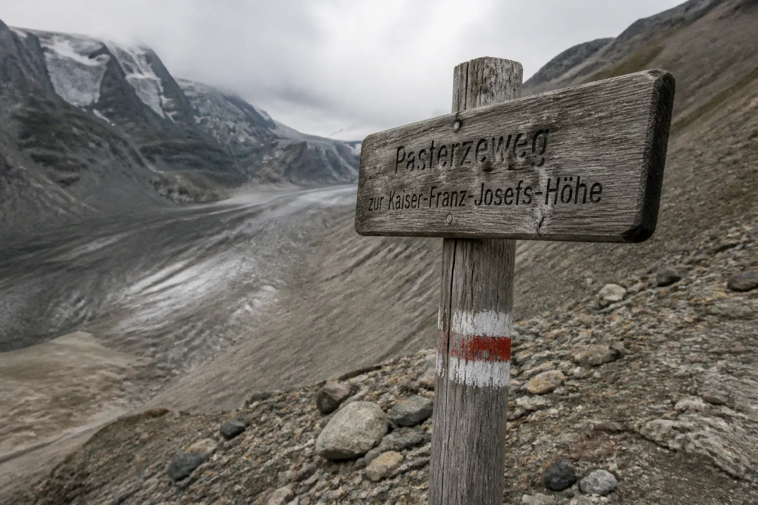 Pasterze-Gletscher: Der Wandel im Vorher-Nachher-Vergleich