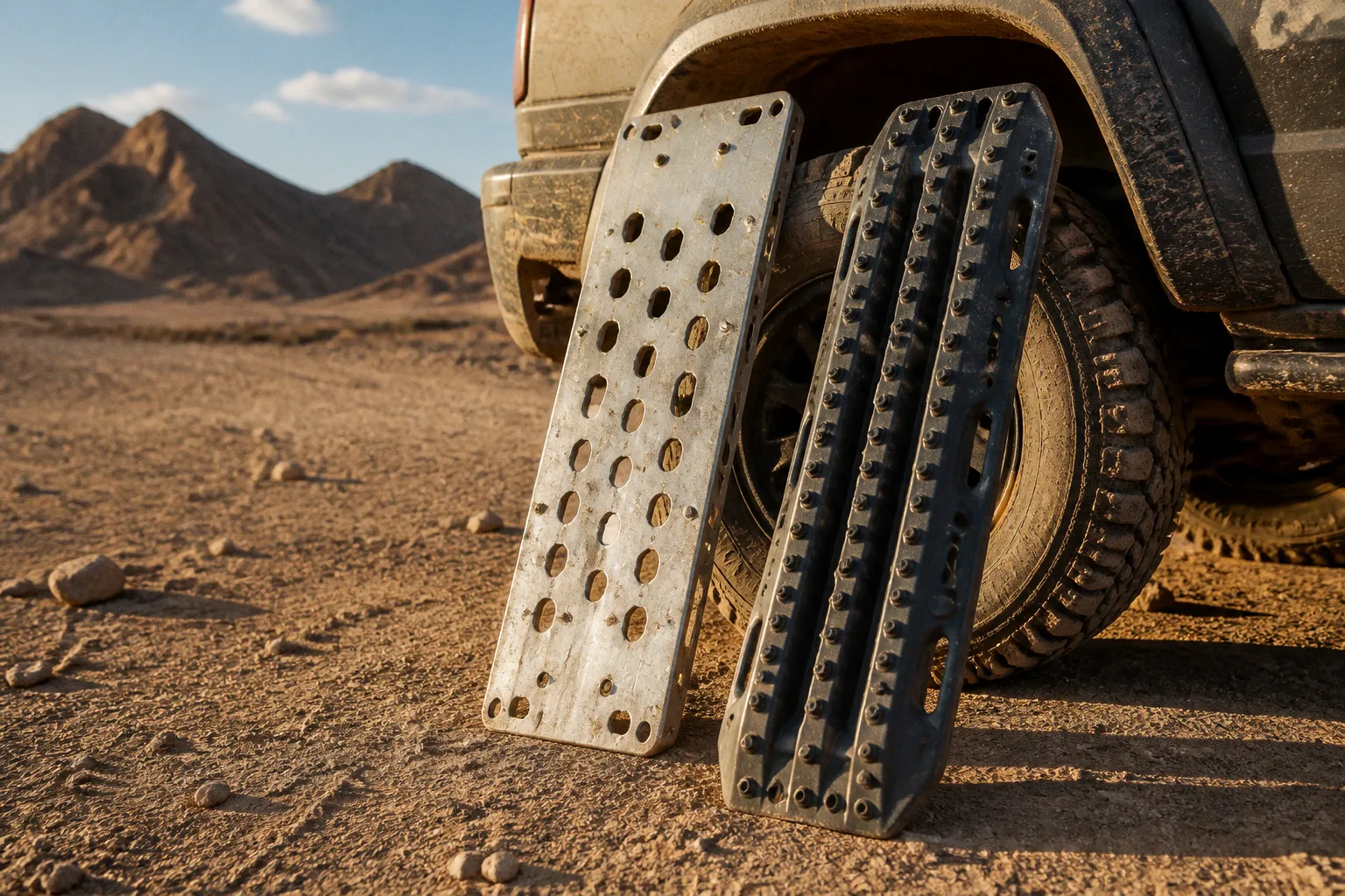 Sandbleche für Overlander: Alu oder Kunststoff?