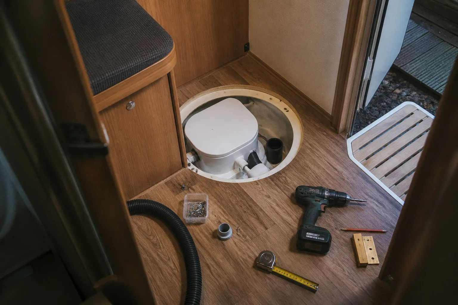 Trenntoilette im Camper: Schritt-für-Schritt-Einbauanleitung