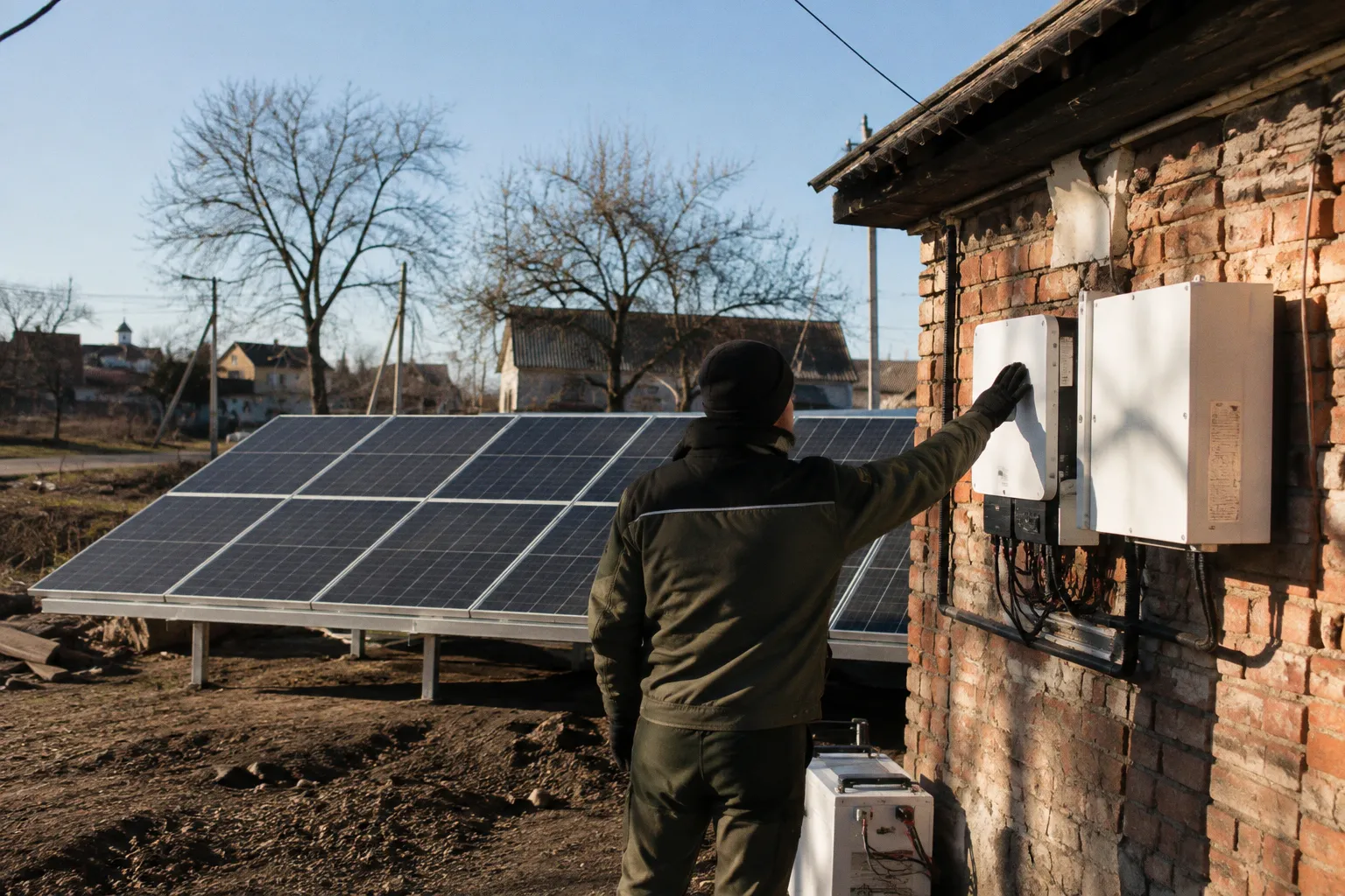 Wie die Ukraine durch Solarenergie ihre Stromversorgung krisensicher macht